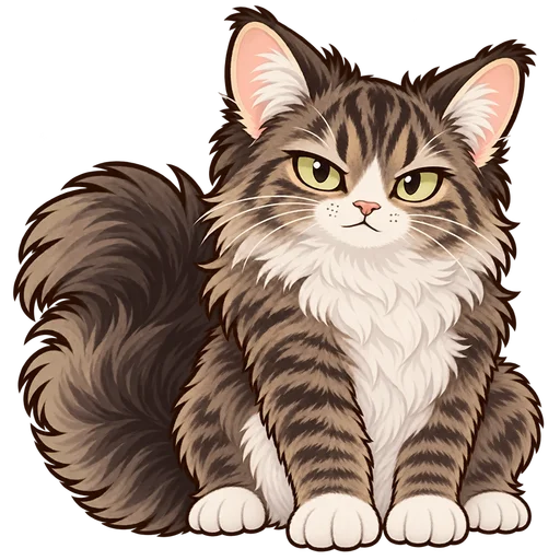 Luigi, personaje ilustrado de Purrfect Threads.